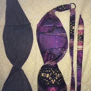 Two h&m bikini bandeau tops