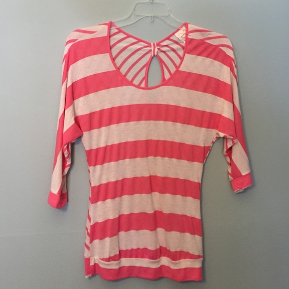 Striped Dolman Sleeved Tee