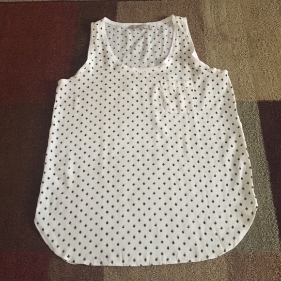 LOFT Tops - 🎉reduced price 🎉Blue Polka Dots Tank