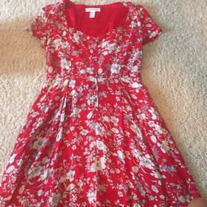 lace up back forever 21 dress