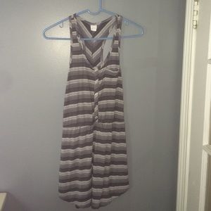 Striped dress/cover up