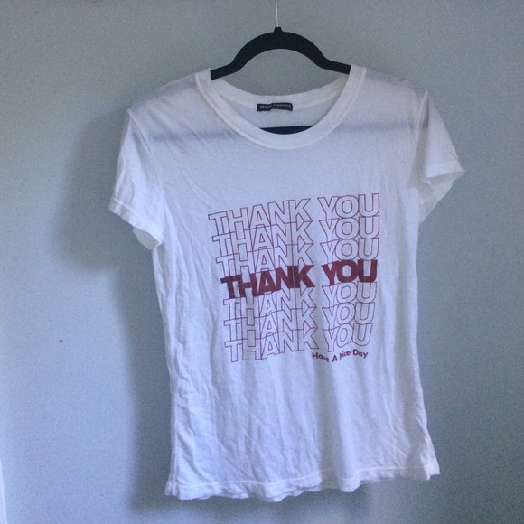 Brandy Melville Thank You tee