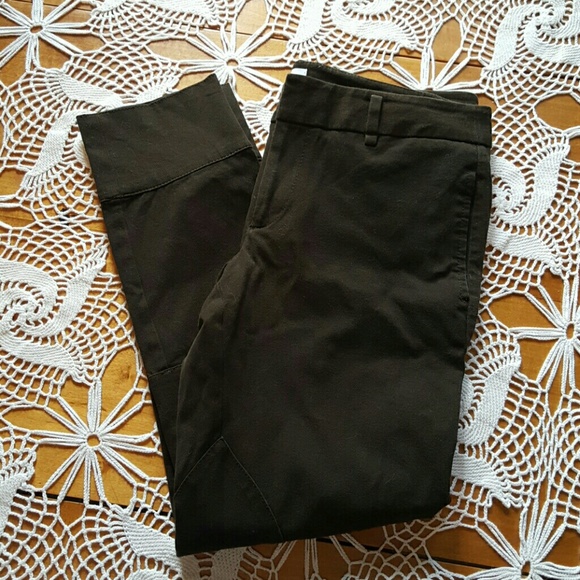 LOFT Olive Green Stretch Riding Pant