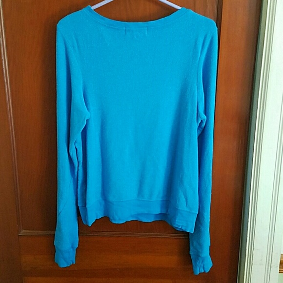 Wildfox Blue Triangle Jumper - Picture 2 of 4