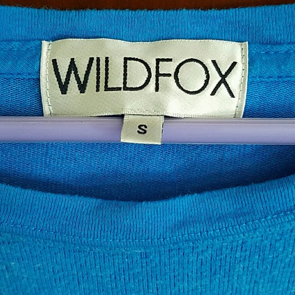 Wildfox Blue Triangle Jumper - Picture 4 of 4