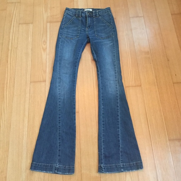 Free People Denim - Free People high waisted flares size 26