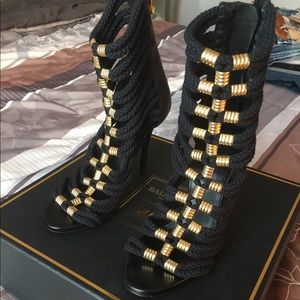 SOLD.     Balmain x H&M heels BRAND NEW