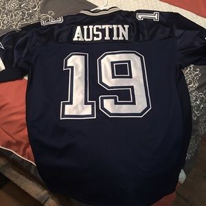 Dallas Cowboys Authentic Stitched Blue Jersey #19