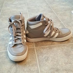 Grey Adidas High Tops