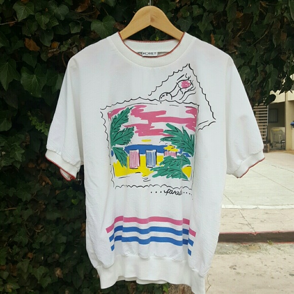 Tops - Vintage Postcard Tee
