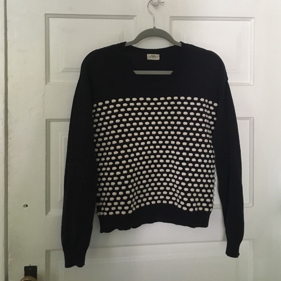 Madewell Polka Dot Sweater