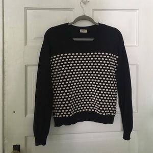 Madewell Polka Dot Sweater