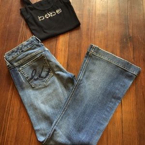 Express flare jeans