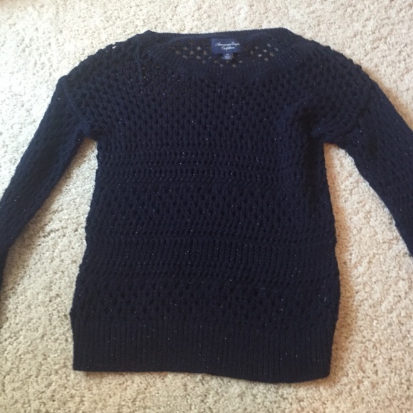 navy ae sweater
