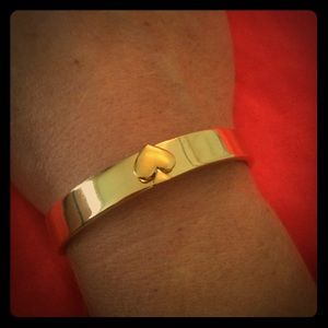 kate spade gold spade bangle