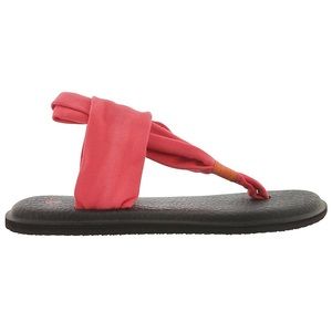 Sanuk coral yoga mat slingbacks