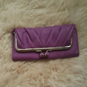 Purple wallet 8.25"x4"