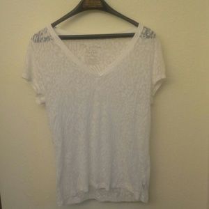 White Cheetah Print Shirt