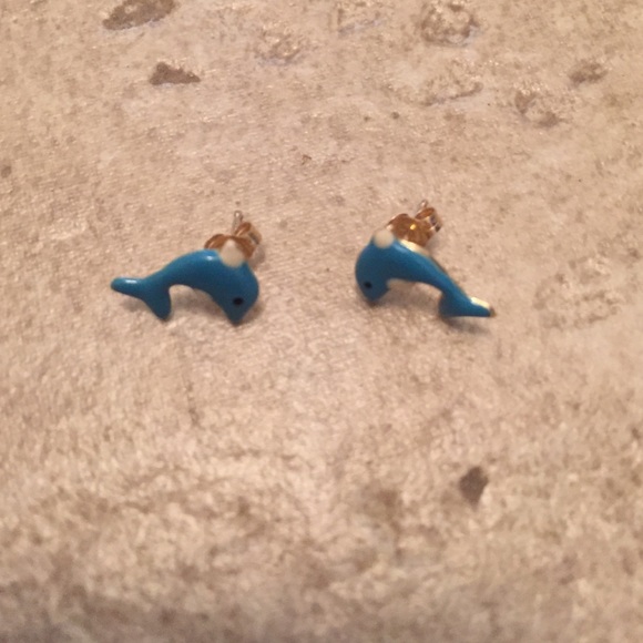 Dolphin earrings