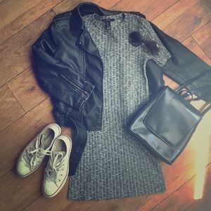 RIBBED T-SHIRT DRESS