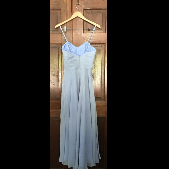 Allure Bridals Bridesmaids Skyblue Dress - Picture 3 of 4