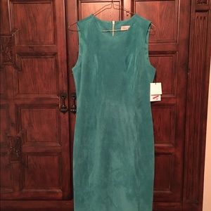Calvin Klein turquoise suede