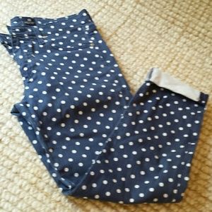 AG Cuffed Polka Dot jeans