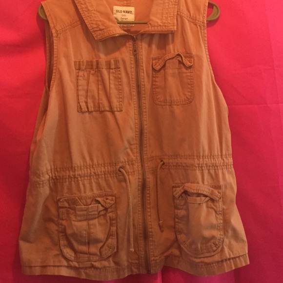 Tan /khaki vest
