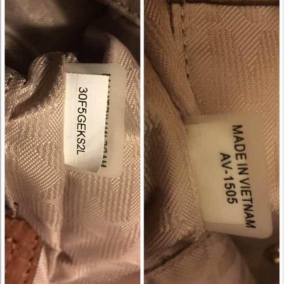 michael kors lock &key brown satchel - Picture 4 of 4