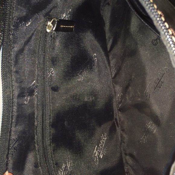 🎉11/02/19 HP🎉 Fossil black leather bag - Picture 4 of 4