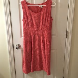 Salmon pink dress