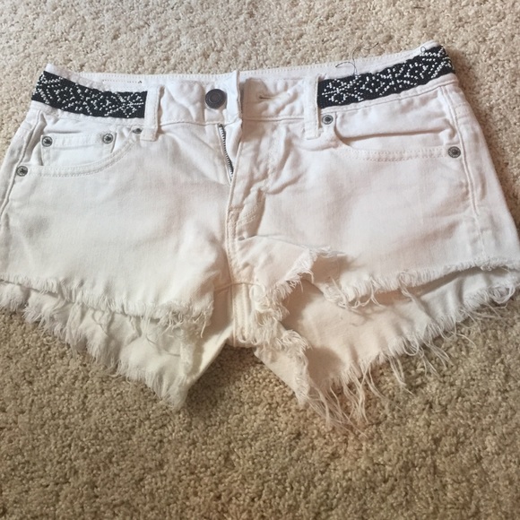 white ae shorts
