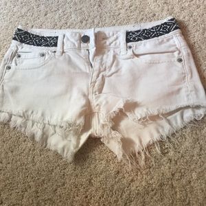 white ae shorts