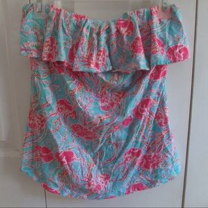 Lily Pulitzer Wiley Tube Top in Jellies Be Jammin