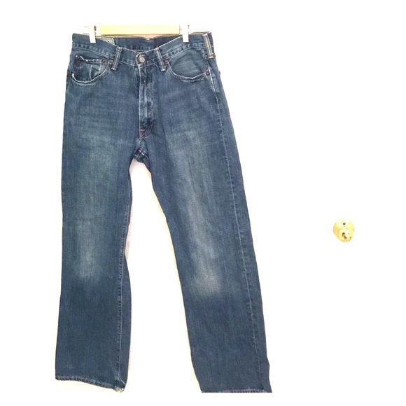 Mens Abercrombie and Fitch classic blue denim jean