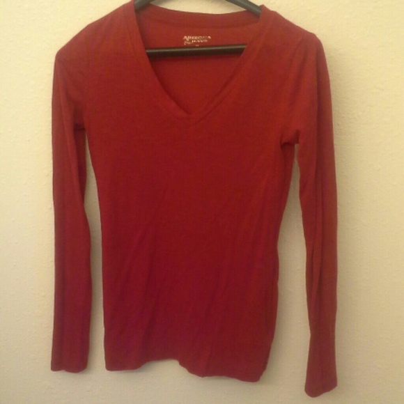 Long Sleeve Red Shirt