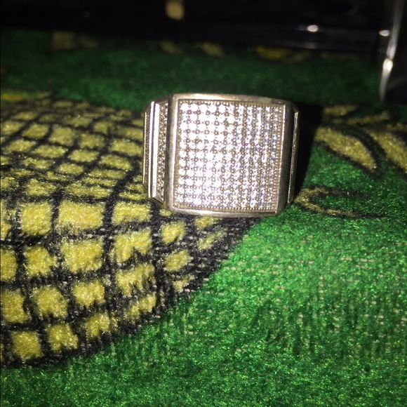 Men size 9 silver ring