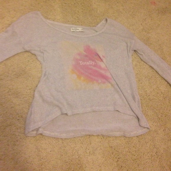 Abercrombie kids sweater crop top