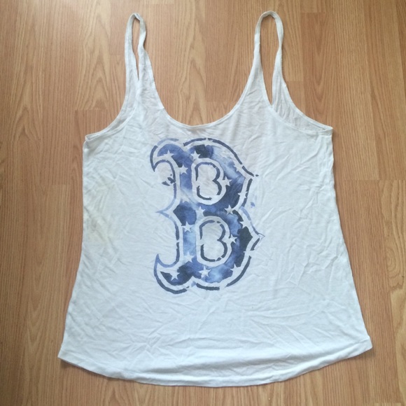 VS pink Red Sox tank