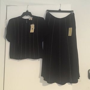Michael Kors top and skirt match set