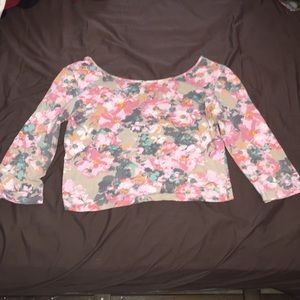 Floral crop top!