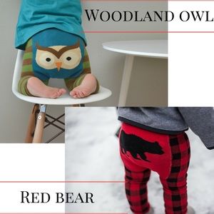 Woodland Owl & Red Bear