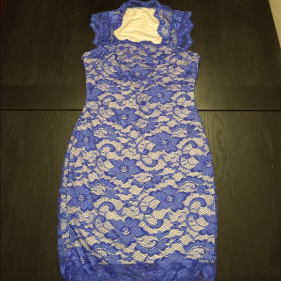 Blue And Cream Dress Size-6 💙❕