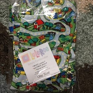 Lu la roe road map leggings OS