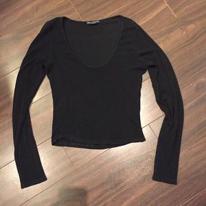 Brandy Melville black long sleeve shirt