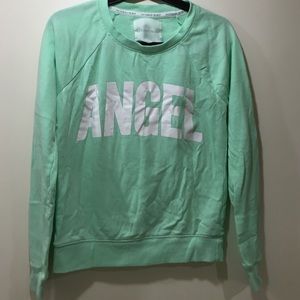 PINK Mint Crewneck