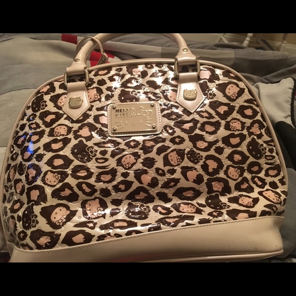 Hello kitty leopard some purse