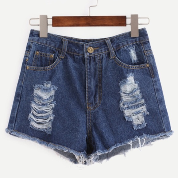 High Waisted Jean Shorts