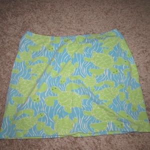 Lilly Pulitzer Vintage Turtle Skirt