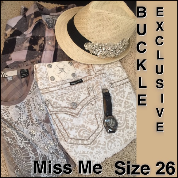 Miss Me Pants - Miss Me 26 Shorts 🎉BUCKLE Exclusive🎉like NEW!!